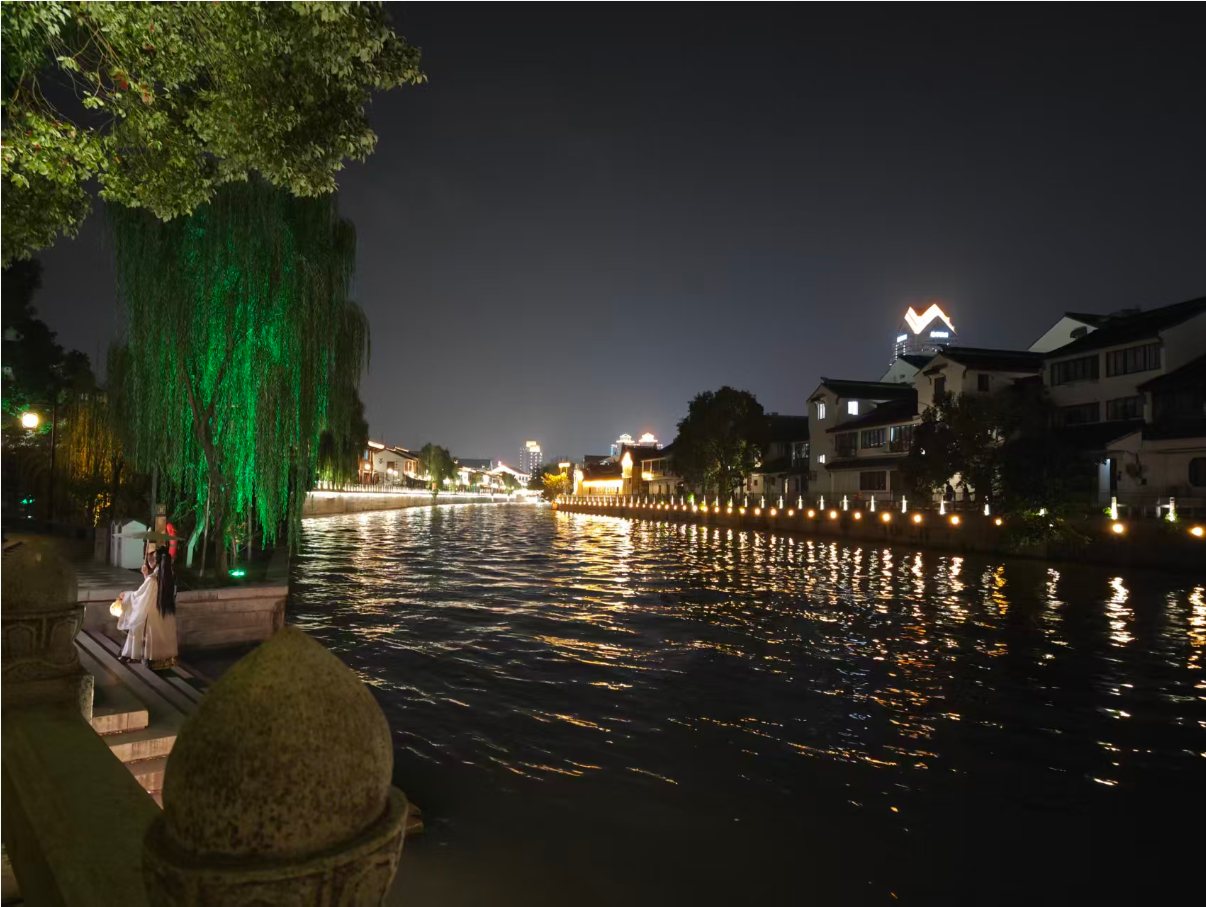 忘记在哪里拍的了，有小姐姐在拍照